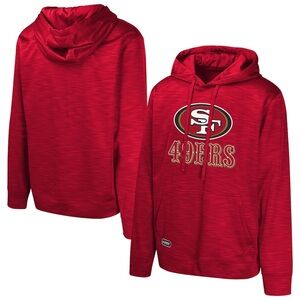NWT Men’s San Francisco 49ers Red Pullover Hoodie~Combine Authentic~Med~Red~$60